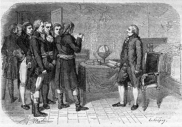 Louis XVI King of France receiving his death sentence, Le Temple, 17. 1