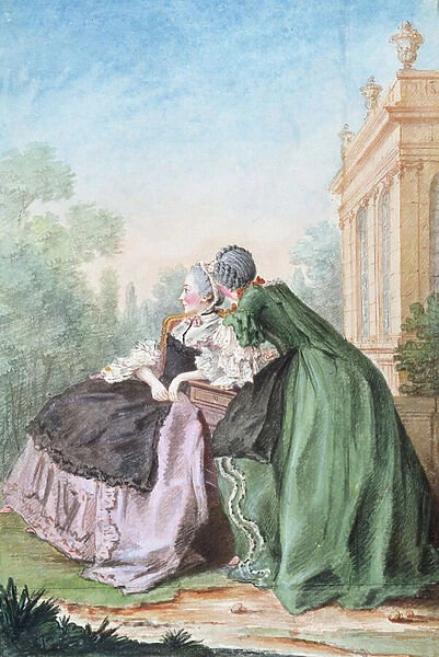 Madame d Epinay and Madame de Meaux (w / c)