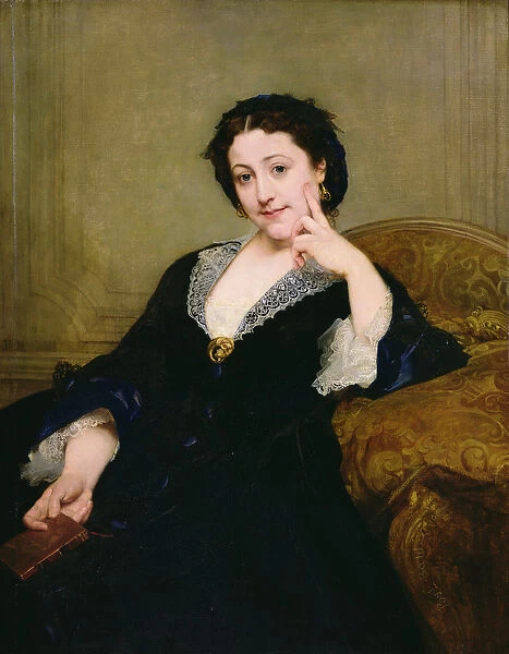 Madeleine Brohant (1833-1900) of the Comedie-Francaise, 1860 (oil on canvas)