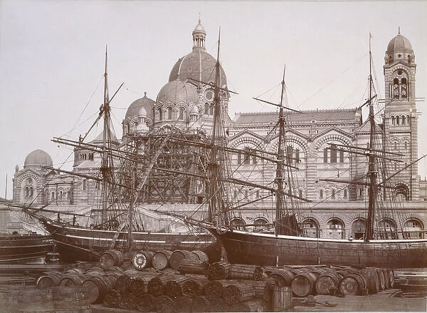 Marseille Cathedral, c. 1893 (b  /  w photo)