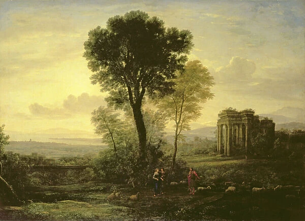 Morning (Landscape with Jacob, Rachel and Leah by the Well), 1666