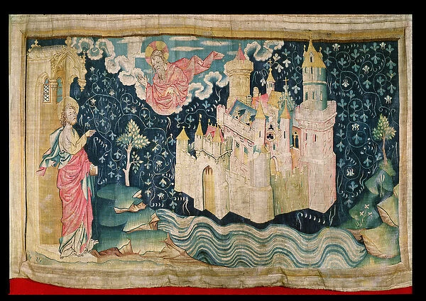 The New Jerusalem, number 80 from The Apocalypse of Angers, 1373-87 (tapestry)