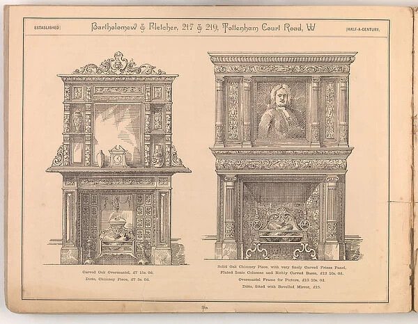 Page from Bartholomew & Fletcher: Decorators & General House Furnishers