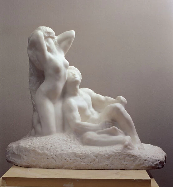 Poet and Muse, c. 1905 (marble)