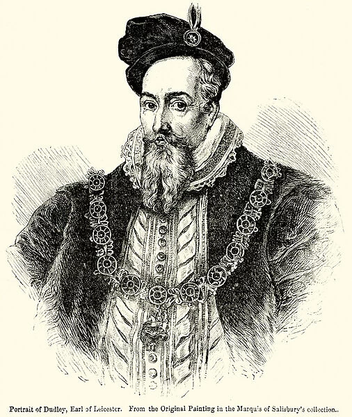 Portrait of Dudley, Earl of Leicester (engraving)