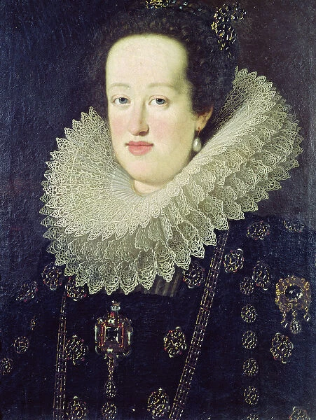 Portrait of Eleonora de Gonzaga Mantua (1598-1655) 1622-55 (oil on canvas)