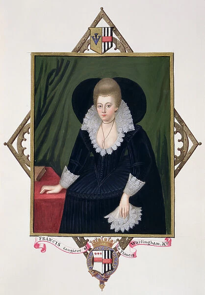 Portrait of Frances Walsingham, Countess of Essex from