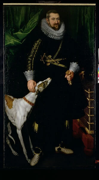 Portrait of a Gentleman said to be from the Coudenhouve Family of Flanders, c. 1610-20