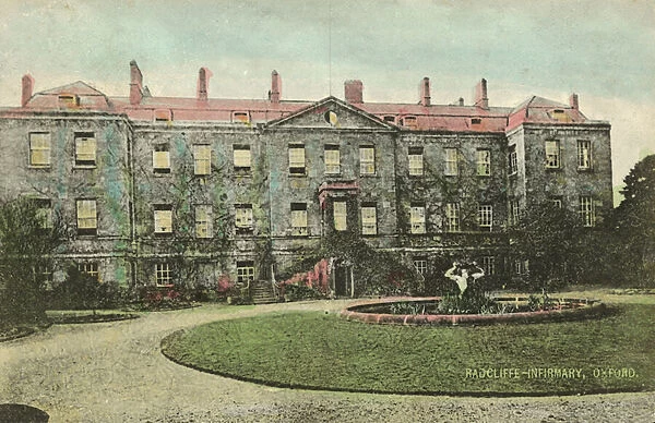 Radcliffe Infirmary, Oxford (coloured photo)