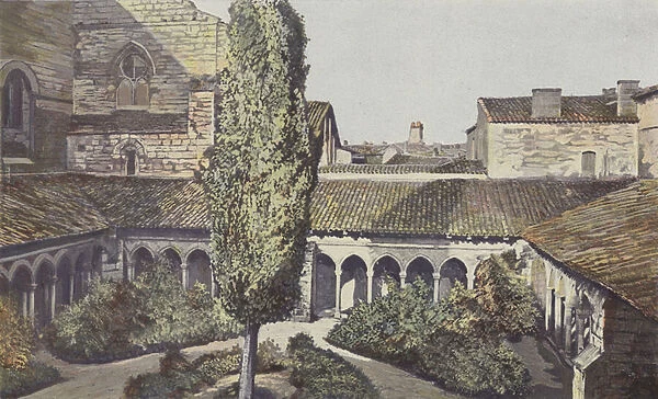 Saint-Emilion, Cloitre de la Collegiale, Ensemble (colour photo)