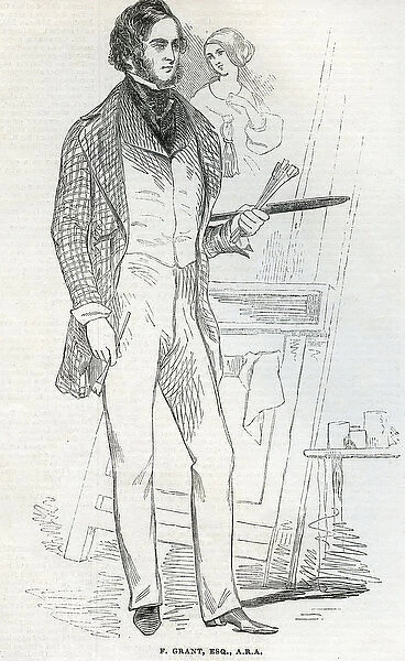 Sir Francis Grant (1803-78) (engraving)