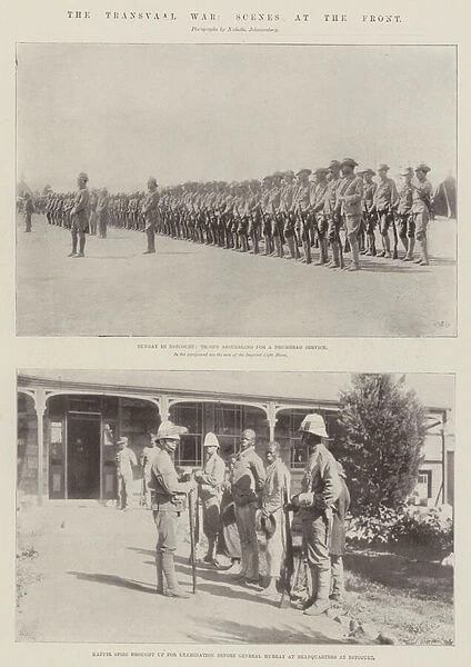 The Transvaal War, Scenes at the Front (b  /  w photo)