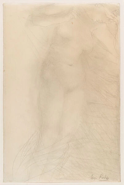 Untitled, ca. 1890-1905 (Graphite on smooth, off-white medium weight wove paper)
