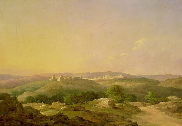 View of Bethlehem, 1857 (oil on canvas)