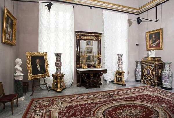 View of the living room in the apartments of Maria Brignole Sale De Ferrari