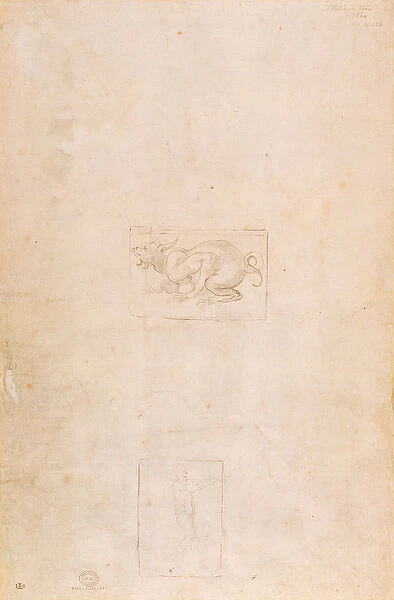 W. 54 Study of a dragon