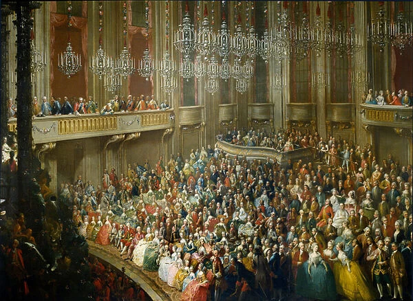 Wedding Concert for Joseph II and Isabella of Parma. The Imperial Family