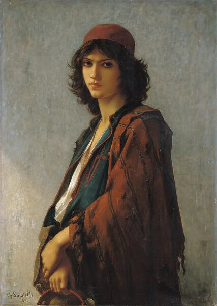 Young Bohemian Serb, 1872 (oil on canvas)
