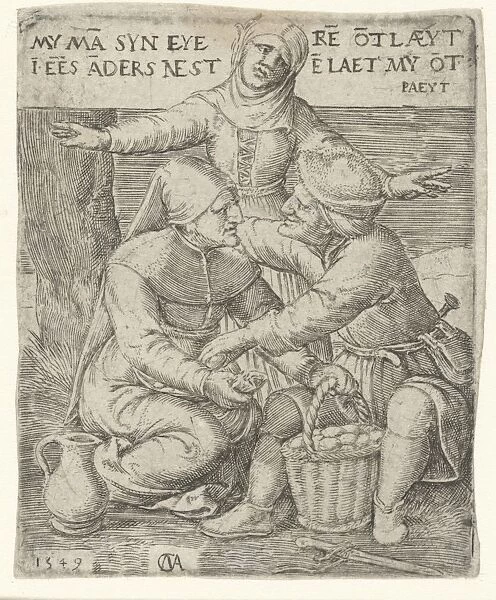 Allegory of adultery, Cornelis Massijs, 1549