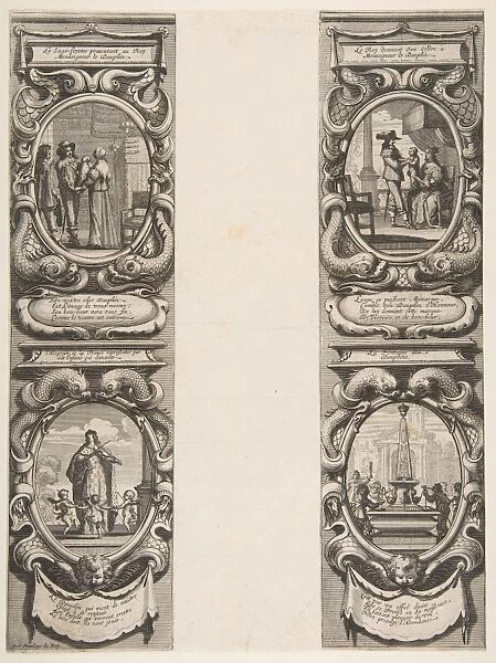Almanach 1639 Louis XIII Anne Austria entrusting