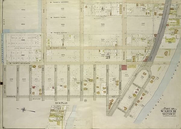Brooklyn, Vol. 7, Double Page Plate No. 27; Part of Ward 31, Section 21; Map bounded by W