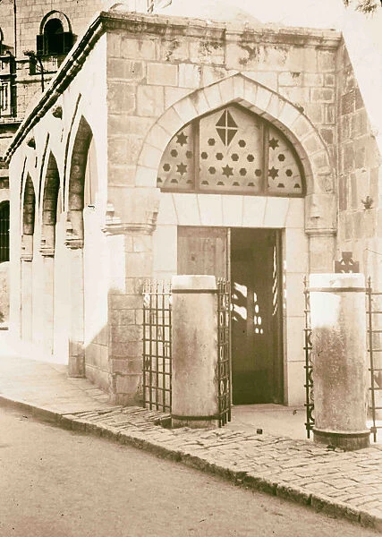 Doorway street 1898 Middle East Israel Palestine