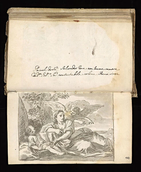 Glama-Stroberle Joao 1708-1792 pencil ink chalk