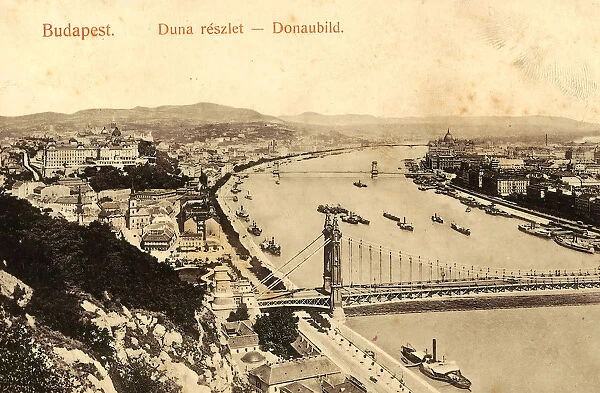 Historical images Elisabeth Bridge Budapest Views