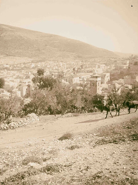 Nablus Middle East Shechem Mt Gerizim 1900 West Bank