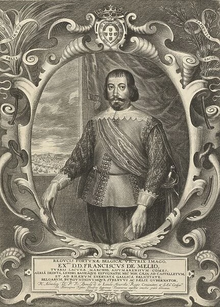 Portrait of Francisco de Melo, Pieter de Bailliu (I), unknown, 1623 - 1660