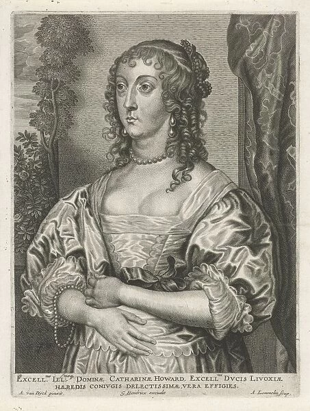 Portrait Katherine Howard Duchess Lenox Adriaen Lommelin