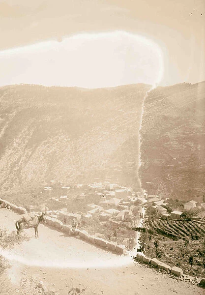 Tirza typical Lebanon village 1898 Lebanon
