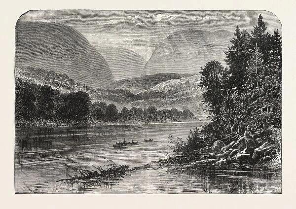 View on the Delaware, United States of America, Us, Usa, 1870S Engraving