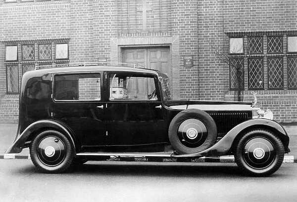 1932 Rolls Royce Phantom II hearse by J. C. Clark. Creator: Unknown