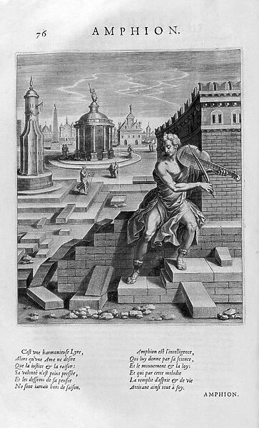 Amphion, 1615. Artist: Leonard Gaultier