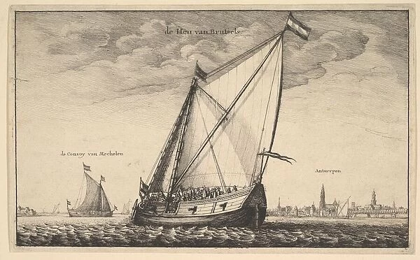 The Brussels Packet, 1625-77. Creator: Wenceslaus Hollar
