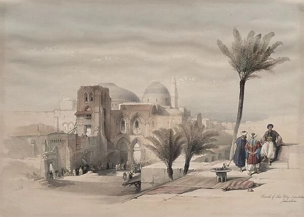 Church of the Holy Sepulchre, Jerusalem, 1839. Creator: David Roberts (British, 1796-1864)