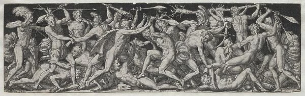 Combats and Triumphs No. 7. Creator: Etienne Delaune (French, 1518  /  19-c. 1583)