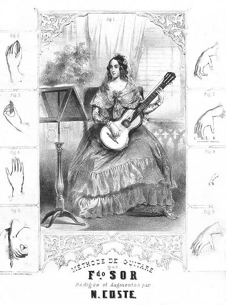 Complete Guitar Method by Fernando Sor, published in Paris in 1831