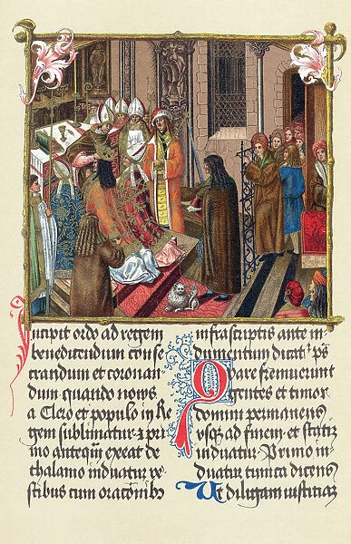 Coronation of King Alexander I of Poland by the Archbishop of Gniezno, Krakow, 1501