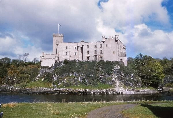 Dunvegan Castle from the Seaward side, Isle of Skye, Scotland, 20th century. Artist: CM Dixon