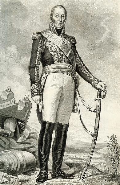 Edouard Adolphe Casimir Joseph Mortier, 1804, (1839). Creator: Ruhiere