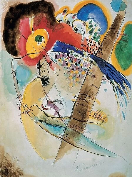 Exotic Birds, 1915. Artist: Vassily Kandinsky