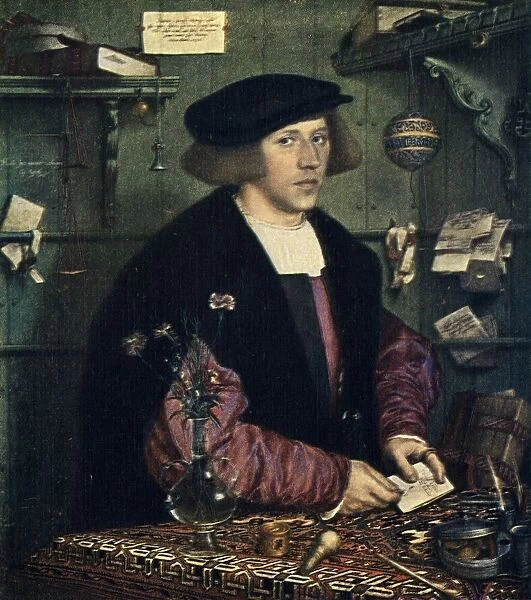 George Gisze, 1532, (1909). Artist: Hans Holbein the Younger