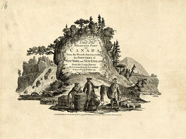Indians in the Fur Trade in Canada, 1777. Creator: Faden, William (1749-1836)