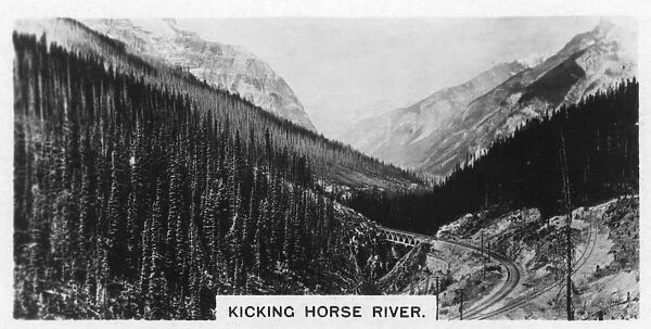Kicking Horse River, British Columbia, Canada, c1920s