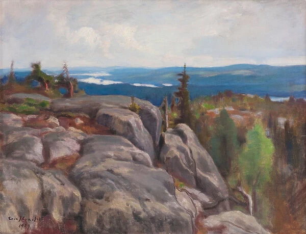 Landscape (Maisema Kolilta), 1929. Artist: Jarnefelt, Eero (1863-1937)