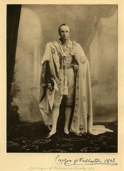 Lord Curzon of Kedleston as Viceroy, 1903, (1925). Creator: Unknown