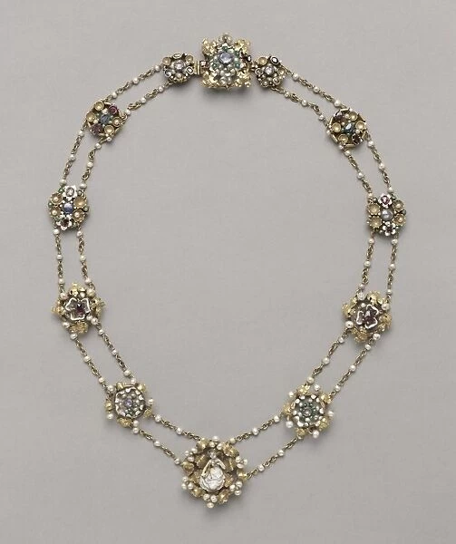 Twelve Medallions Mounted as a Necklace, c. 1400. Creator: Unknown