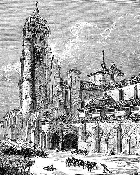 Monasterio de las Huelgas, Burgos, Spain, 19th century. Artist: Gustave Dore